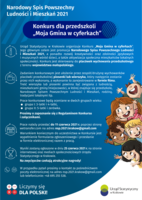 Plakat Moja gmina w cyferkach